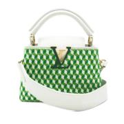 Pre-owned Leather louis-vuitton-bags Louis Vuitton Vintage , Green , D...