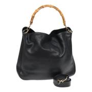 Pre-owned Leather gucci-bags Gucci Vintage , Black , Dames