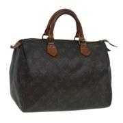 Pre-owned Canvas handbags Louis Vuitton Vintage , Brown , Dames