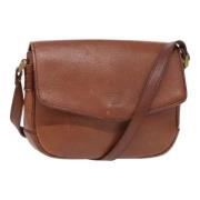 Pre-owned Leather shoulder-bags Burberry Vintage , Brown , Dames