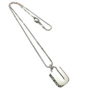 Pre-owned Silver necklaces Gucci Vintage , Gray , Dames