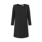 Korte Jurk met Elegant Design Elisabetta Franchi , Black , Dames