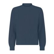 Blauwe Casual Gestreepte Pullover Trui Skovhuus , Blue , Dames