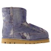 Leather boots Acne Studios , Blue , Dames