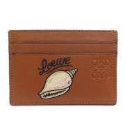 Pre-owned Leather wallets Loewe Pre-owned , Brown , Dames