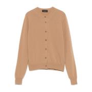 Coreana Pullover Sweater Roberto Collina , Brown , Dames