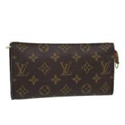 Pre-owned Canvas pouches Louis Vuitton Vintage , Brown , Dames