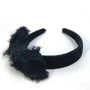 Pre-owned Fabric hair-accessories Chanel Vintage , Black , Dames