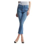 Skinny Jeans met Strass Applicaties Kocca , Blue , Dames