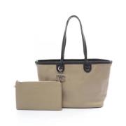 Pre-owned Leather chanel-bags Chanel Vintage , Beige , Dames