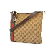 Pre-owned Canvas gucci-bags Gucci Vintage , Brown , Dames