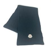 Pre-owned Wool scarves Moncler Pre-owned , Black , Dames