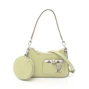 Pre-owned Leather louis-vuitton-bags Louis Vuitton Vintage , Green , D...