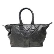 Pre-owned Leather balenciaga-bags Yves Saint Laurent Vintage , Black ,...