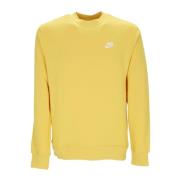 Vivid Crewneck Sweatshirt Lange Mouw Nike , Yellow , Heren