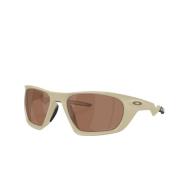 Gepolariseerde Beige Zonnebril Oakley , Beige , Unisex