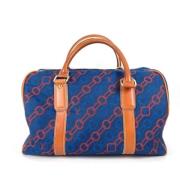 Pre-owned Fabric louis-vuitton-bags Louis Vuitton Vintage , Blue , Dam...