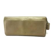 Pre-owned Leather wallets Loewe Pre-owned , Yellow , Dames