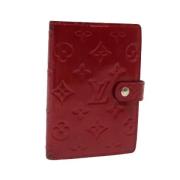 Pre-owned Leather home-office Louis Vuitton Vintage , Red , Dames