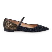 Glitter Puntige Platte Schoenen Prosperine , Multicolor , Dames