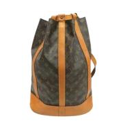 Pre-owned Fabric louis-vuitton-bags Louis Vuitton Vintage , Brown , Da...