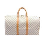 Pre-owned Coated canvas louis-vuitton-bags Louis Vuitton Vintage , Whi...