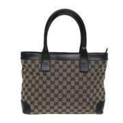 Pre-owned Canvas handbags Gucci Vintage , Blue , Dames