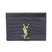 Pre-owned Leather home-office Yves Saint Laurent Vintage , Black , Dam...