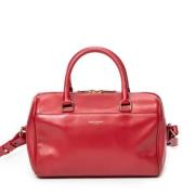 Pre-owned Leather shoulder-bags Yves Saint Laurent Vintage , Red , Dam...