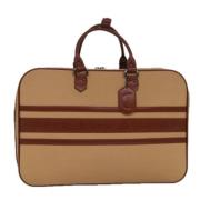 Pre-owned Canvas travel-bags Yves Saint Laurent Vintage , Beige , Dame...