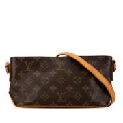 Pre-owned Canvas crossbody-bags Louis Vuitton Vintage , Brown , Dames