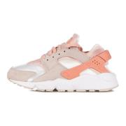 Lage Huarache Sneaker in Wit/Rood Nike , Multicolor , Dames