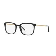 Zwart Goud Brilmontuur Dolce & Gabbana , Black , Unisex