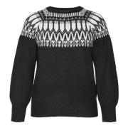 Noorse Pullover Zwart Berken Freewear Vero Moda , Black , Dames