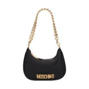 Stijlvolle Clutch Tas Moschino , Black , Dames