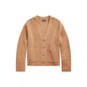 Wol Kasjmier Vest Ralph Lauren , Brown , Dames