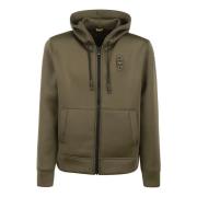 Groene Neopreen Rits Hoodies Blauer , Green , Heren