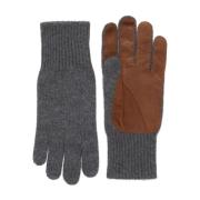 Kasjmier en Suède Heren Winterhandschoenen Brunello Cucinelli , Gray ,...