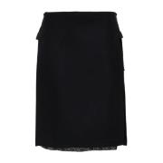 Stijlvolle korte rok voor vrouwen N21 , Black , Dames