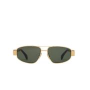 Triomphe Metal Aviator Zonnebril in Goud Celine , Yellow , Unisex