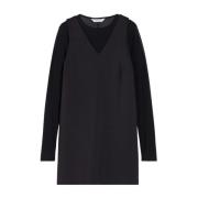 Zwarte Easywear Jurk Chopin Max Mara , Black , Dames