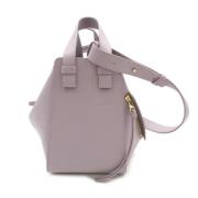 Pre-owned Leather handbags Loewe Pre-owned , Purple , Dames