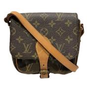 Pre-owned Fabric louis-vuitton-bags Louis Vuitton Vintage , Brown , Da...