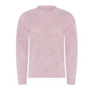 Roze Melange Coltrui Pullover Blouse Skovhuus , Pink , Dames