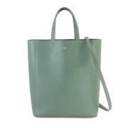 Pre-owned Leather celine-bags Celine Vintage , Green , Dames