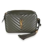 Pre-owned Leather shoulder-bags Yves Saint Laurent Vintage , Gray , Da...