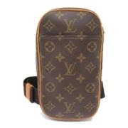 Pre-owned Canvas louis-vuitton-bags Louis Vuitton Vintage , Brown , Da...