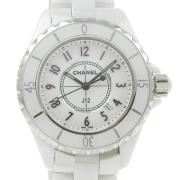 Pre-owned Stainless Steel watches Chanel Vintage , White , Dames