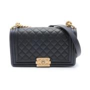 Pre-owned Canvas chanel-bags Chanel Vintage , Black , Dames