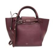 Pre-owned Leather celine-bags Celine Vintage , Red , Dames